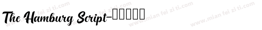 The Hamburg Script字体转换